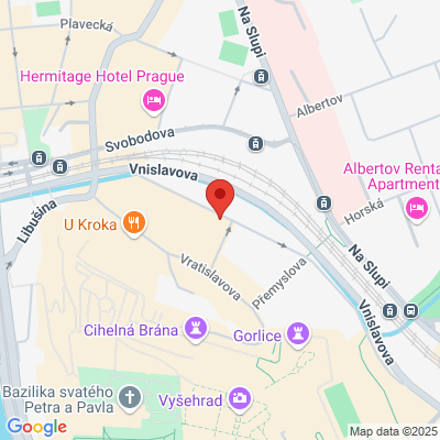 Google map: Neklanova 18, Praha 2
